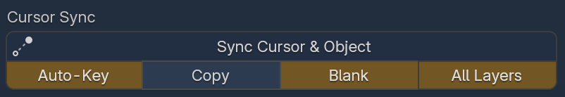 Cursor Sync panel in the Waypoint N-panel